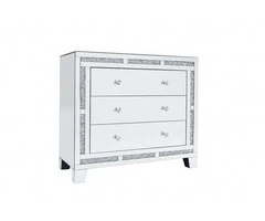 Bedside Dressing Table with a Mirror for a Luxurious Bedroom