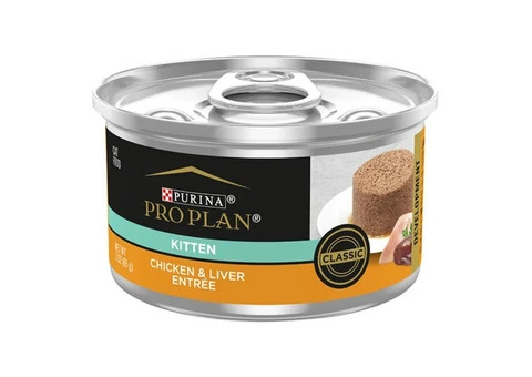 Purina Pro Plan Kitten Chicken & Liver Entree Wet Food
