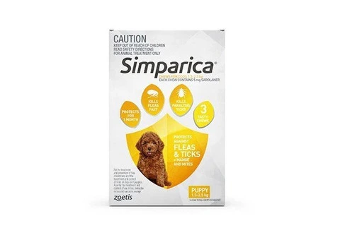 Simparica Chewables Flea and Tick Protection