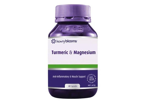 Buy Turmeric & Magnesium Capsules for Joints & Muscles Support