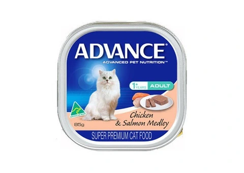 Advance Adult Cat Chicken and Salmon Medley Cans