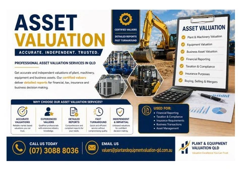 Professional Asset Valuation Services in QLD – Accurate & Reliable