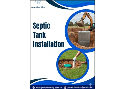 Septic Tank Installation in Port Hedland - Guru Plumbing
