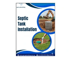 Septic Tank Installation in Port Hedland - Guru Plumbing