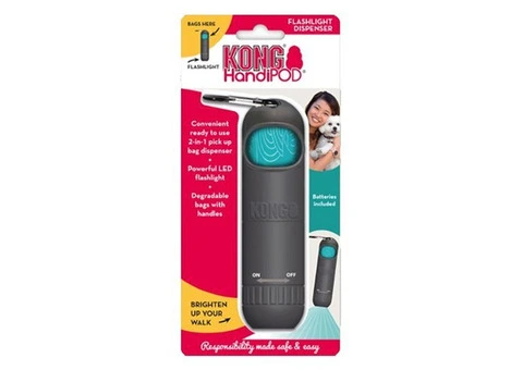 KONG HandiPOD Flashlight & Dog Poop Bag Dispenser