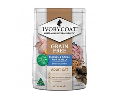 Ivory Coat Adult Grain Free Chicken & Ocean Fish in Jelly