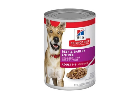 Hill's Science Diet Adult Beef & Barley Entrée Canned Dog Food