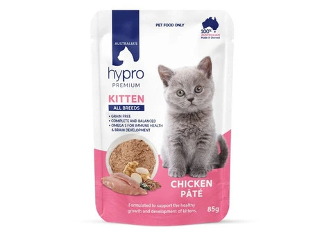 Hypro Premium Kitten Grain Free Chicken Pate Wet Food