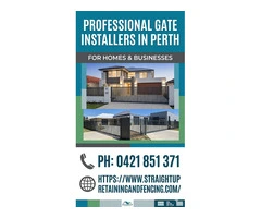 Professional Gate Installers in Perth for Homes & Businesses