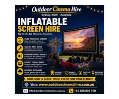 Affordable Inflatable Screen Hire for Outdoor Movie Nights