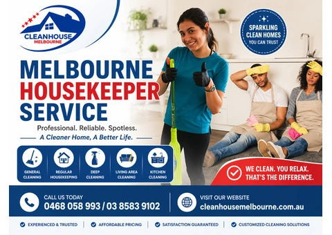 Premium Melbourne Housekeeper Service | Reliable Home Help in Southbank - 1/3