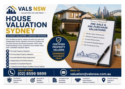 House Valuation Sydney | Pre-Sale & Pre-Purchase Property Valuers
