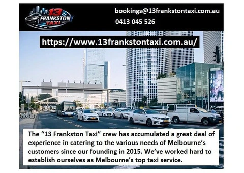 Reliable 13 Cabs Frankston | Book Online Taxi in Minutes
