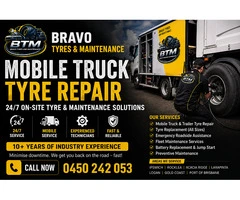 Mobile Truck Tyre Repair & Fleet Maintenance 24/7