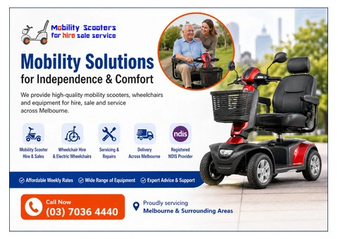 Affordable Mobility Scooters for Sale Melbourne Today