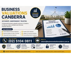 Business Valuations Canberra | Certified Valuers & Reports