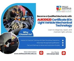 Study Cert 3 Light Vehicle Mechanic and Become a Skilled Technician