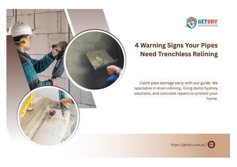 4 Warning Signs Your Pipes Need Trenchless Relining