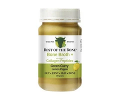 Buy Bone Broth + Collagen Peptides Green Curry Lemon Pepper Online