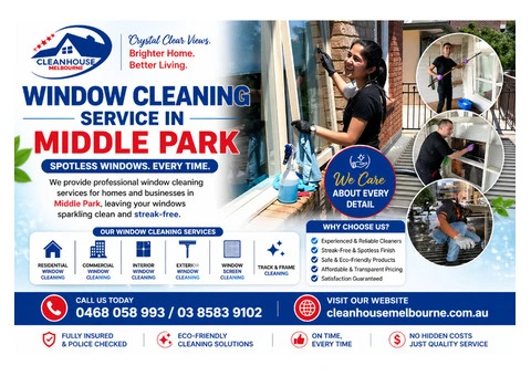 Professional Window Cleaning Service in Middle Park | Spotless Results - 1/5