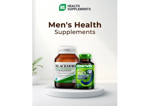 Premium Men’s Health Supplements for Energy & Vitality