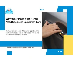 Why Inner West Heritage Homes Need a Different Locksmith Strategy Than New Builds