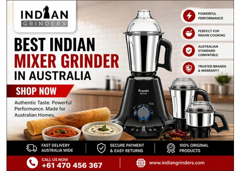 Best Indian Mixer Grinder in Australia – Shop Now