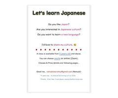 Japanese lesson