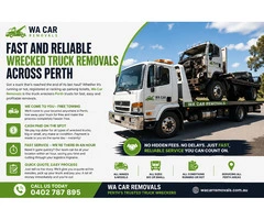 Fast and Reliable Wrecked Truck Removals Across Perth