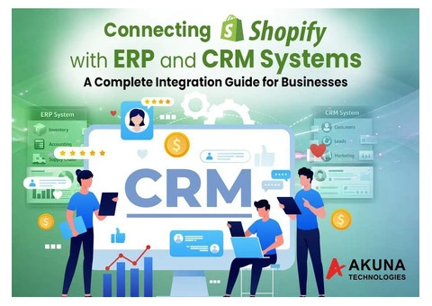CONNECTING SHOPIFY WITH ERP AND CRM SYSTEMS A COMPLETE INTEGRATION GUIDE FOR BUSINESSES