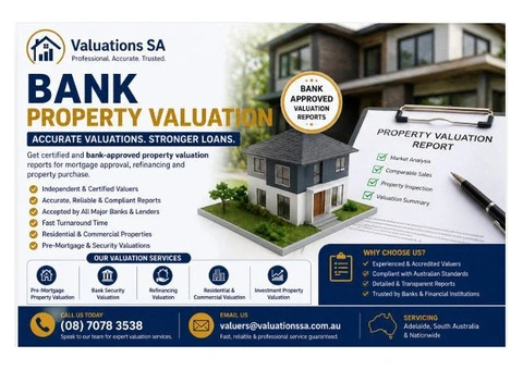 Bank Property Valuation Services for Mortgage Approval