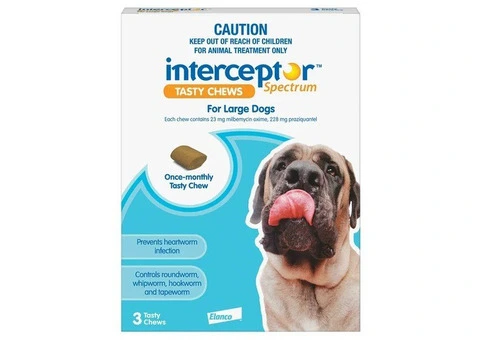 Interceptor Spectrum Tasty Chews For Large Dogs