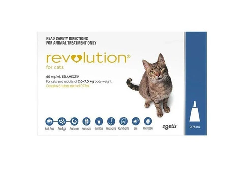 Revolution (Selamectin) - Large Cats (Blue)