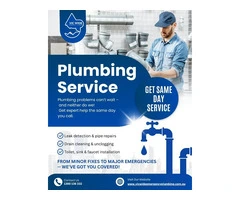 Same Day Plumbing Service – Fast & Reliable