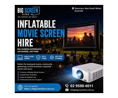 Make Event Nights Easy with Inflatable Movie Screen Hire Setup