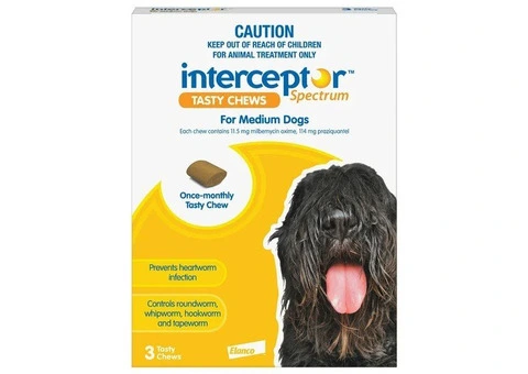 Interceptor Spectrum Tasty Chews For Medium Dogs