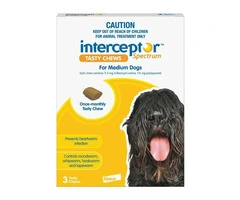 Interceptor Spectrum Tasty Chews For Medium Dogs