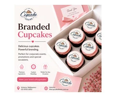 Branded Cupcakes in Melbourne - The Cupcake Desire