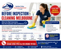 Professional Before Inspection Cleaning Melbourne | Get Your Bond Back Guaranteed