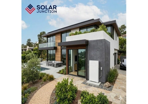 Solar Power System with Battery for Energy Savings