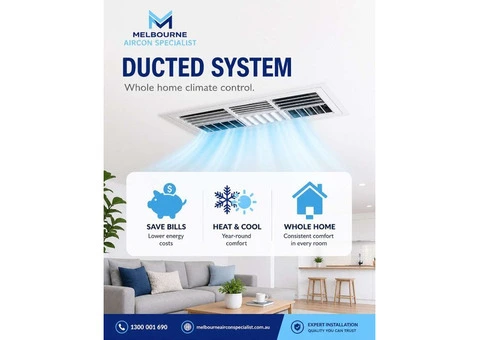 Ducted Air Conditioning Installation – Melbourne Aircon Specialist