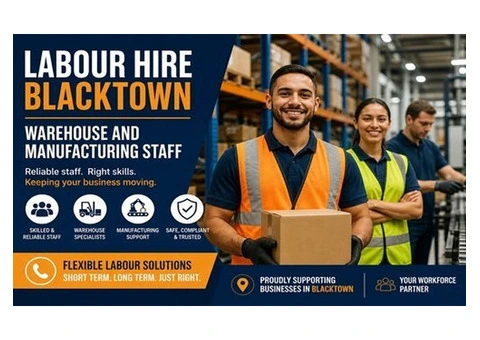 Hire Skilled Workforce in Blacktown for Manufacturing Units