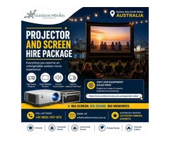 Projector and Screen Hire Package – Hassle-Free Event Solutions