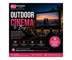 Start Hosting Bigger Events with Outdoor Cinema to Buy Today