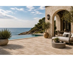 Timeless Style with Travertine Outdoor Pavers
