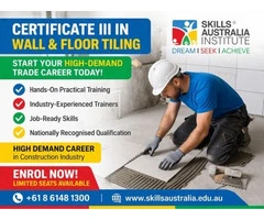 Cert 3 Wall and Floor Tiling Course in Perth – Apply Now!