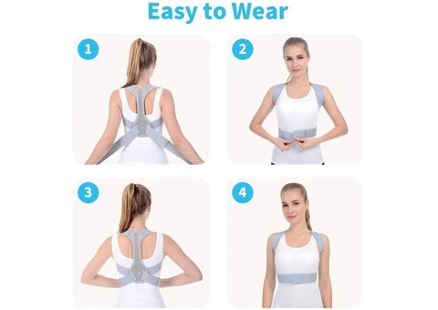 Adjustable Posture Corrector Clavicle Support – Improve Posture Fast - 1/4