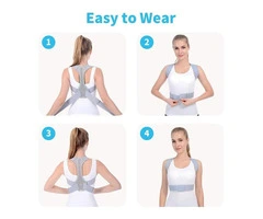 Adjustable Posture Corrector Clavicle Support – Improve Posture Fast