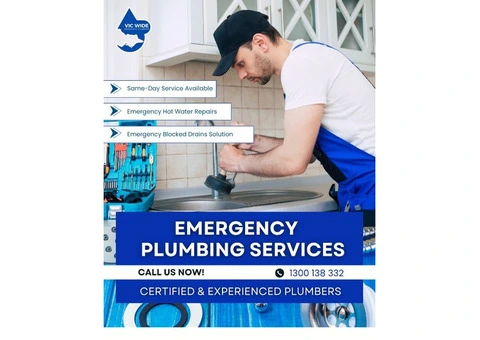 Emergency Plumbing Services – Same Day Service Available