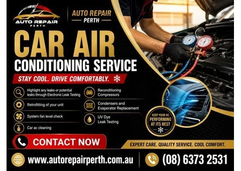 Auto Repair Perth Uses UV Dye Testing to Find Hidden AC Leaks